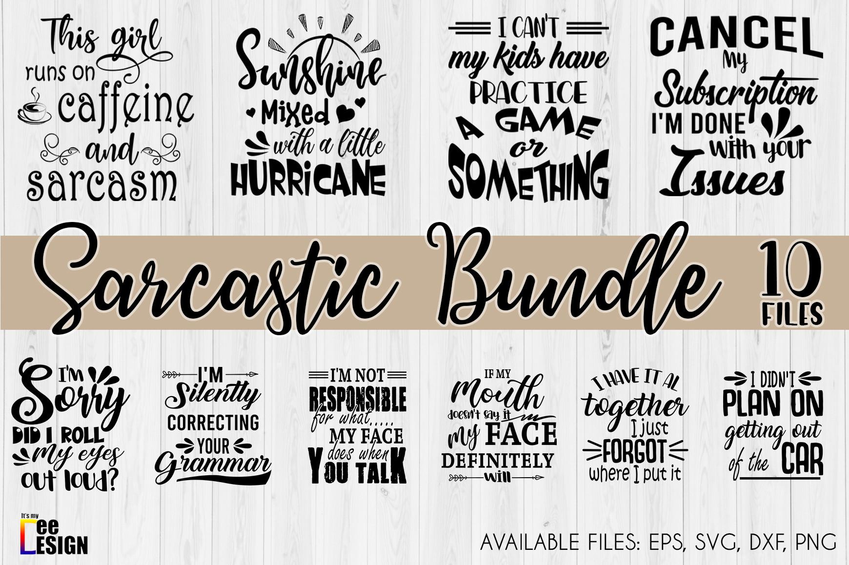 Funny Sarcastic SVG Bundle