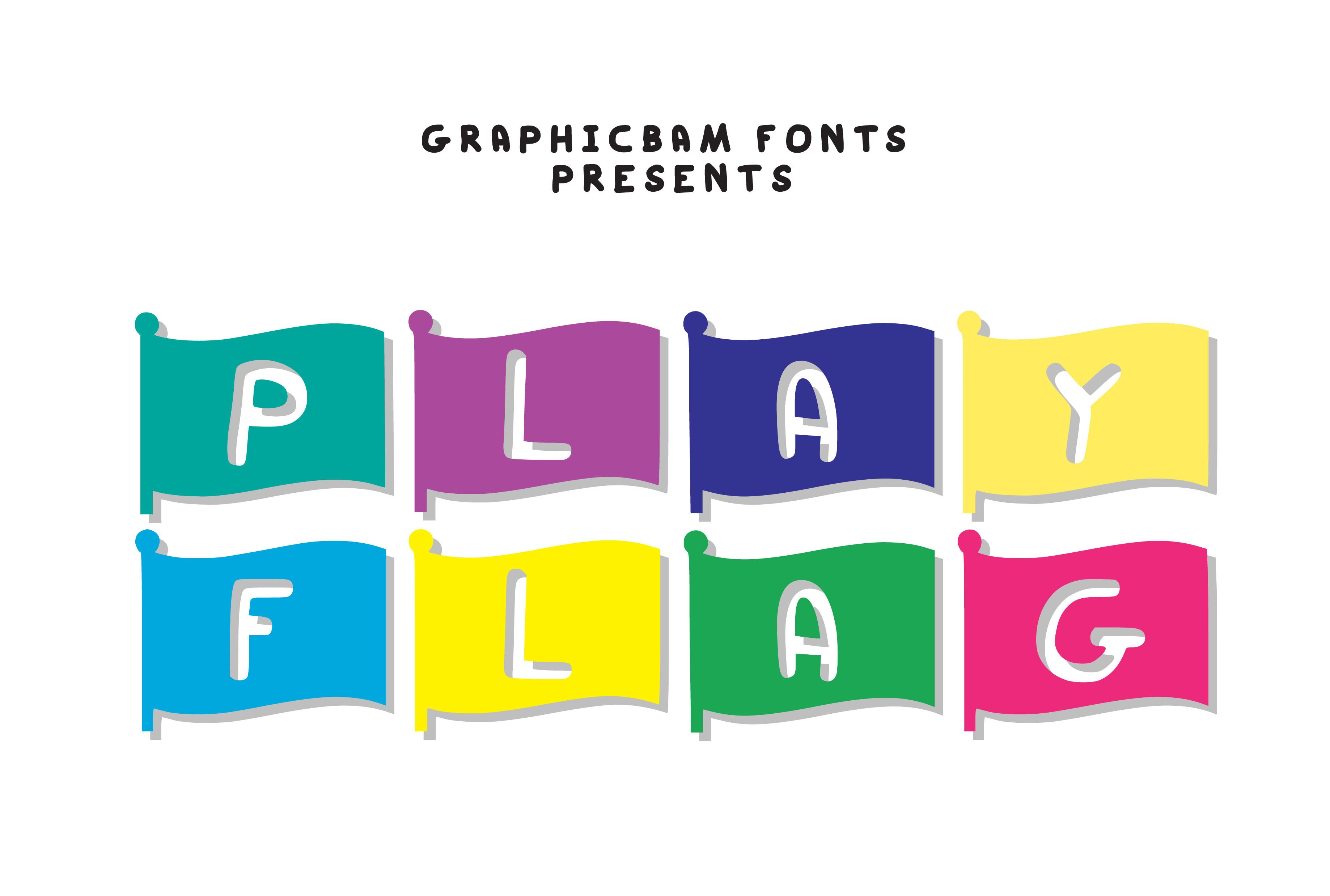 Play Flag Font