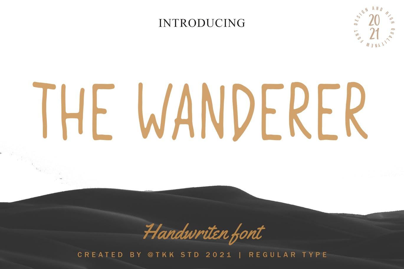 The Wanderer Font