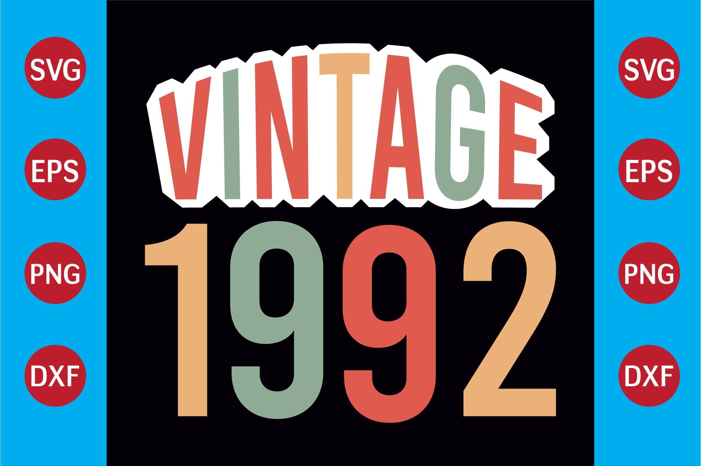 Vintage 1992  T-shirt Design