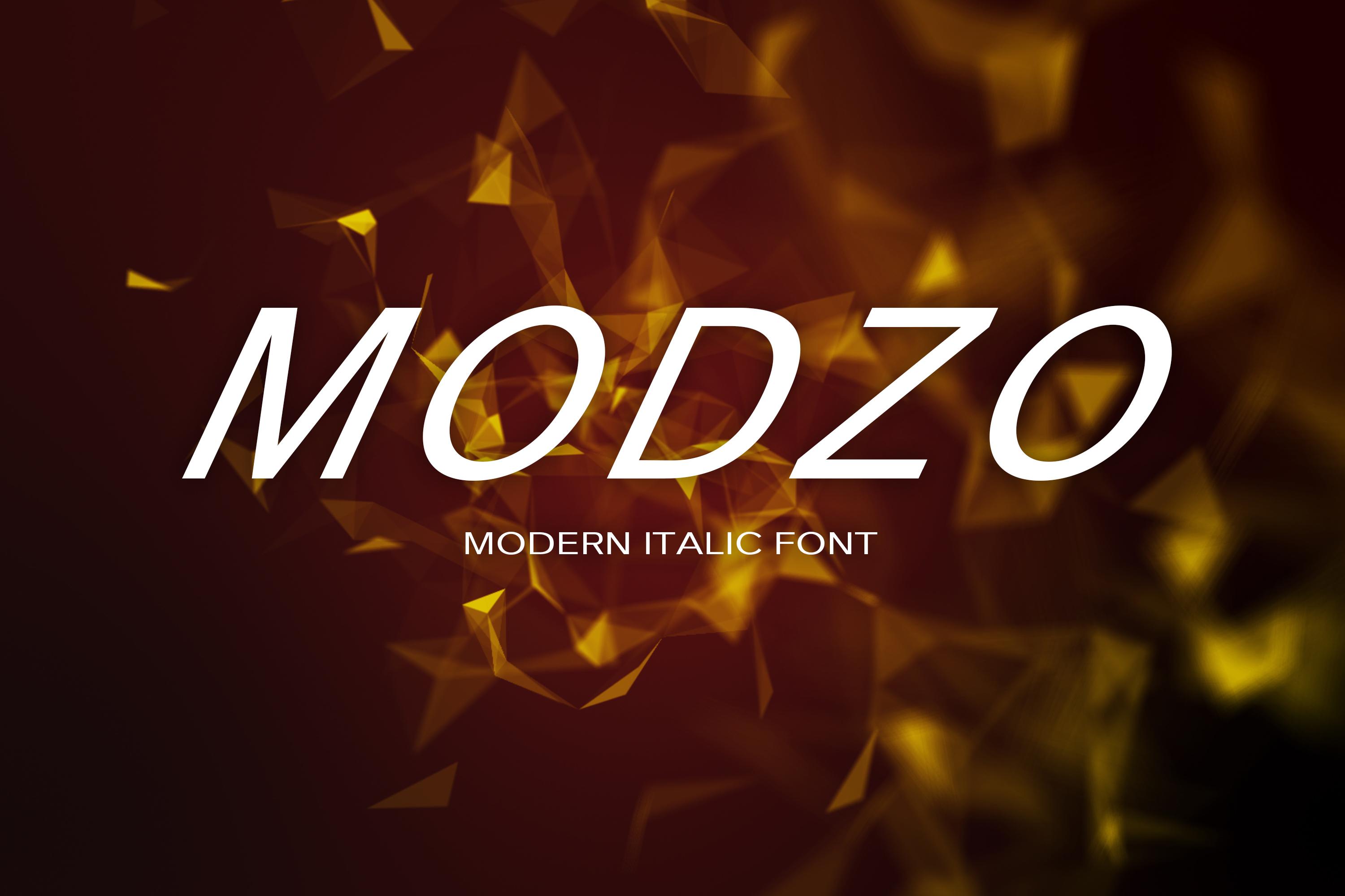 Modzo Font