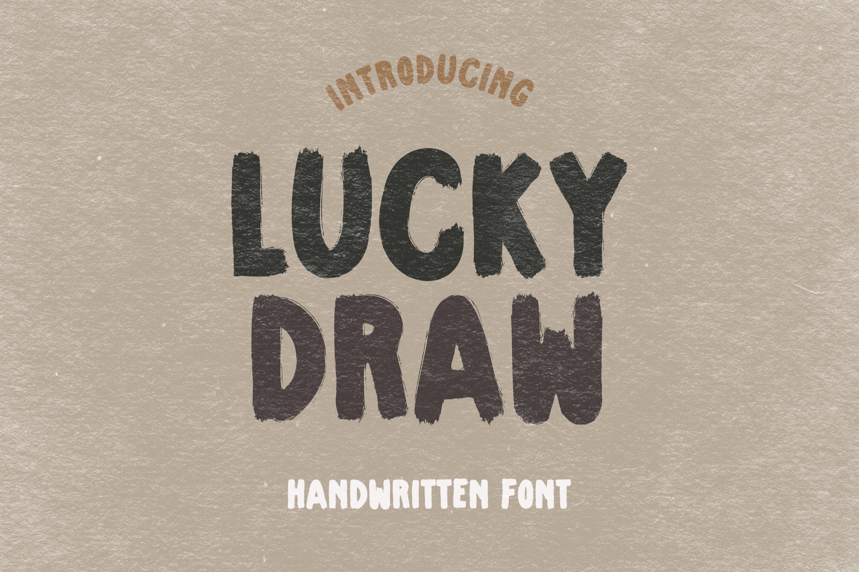 Lucky Draw Font