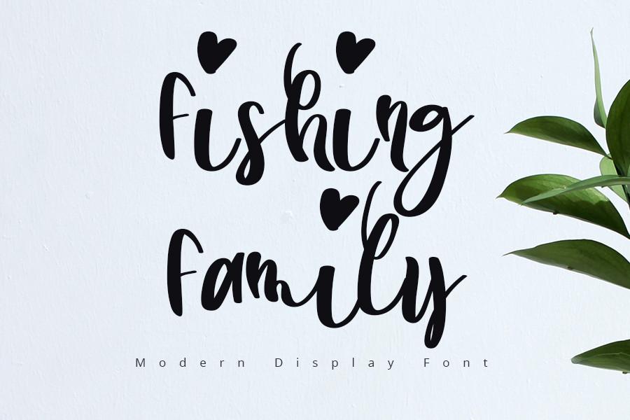 Fishing Family Font