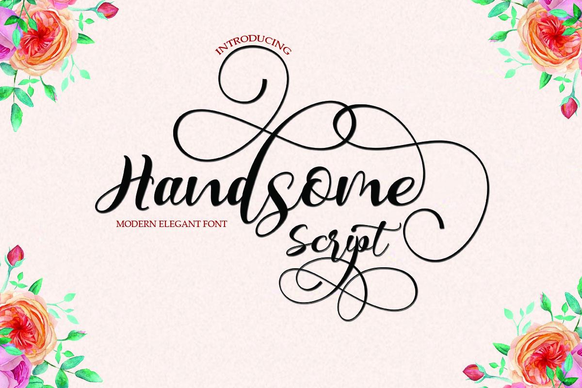 Handsome Script Font