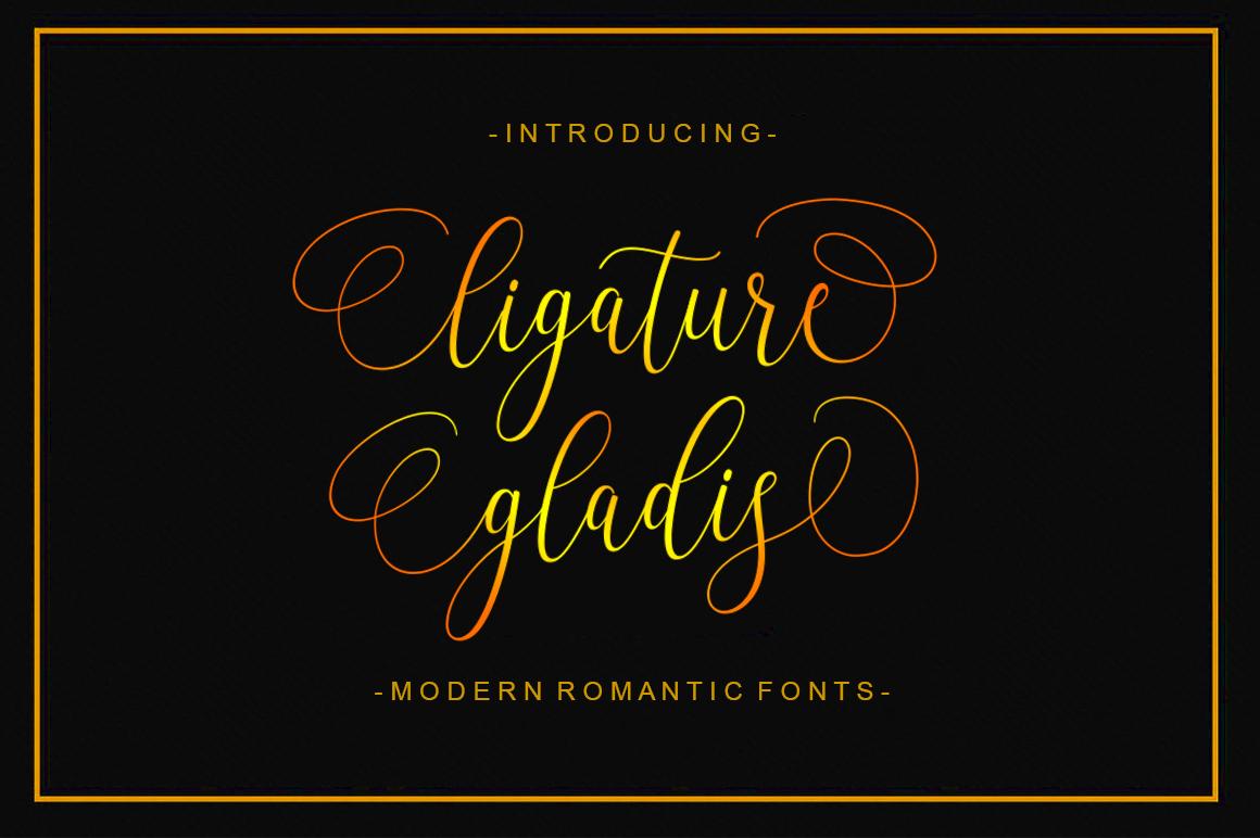 Ligature Gladis Font