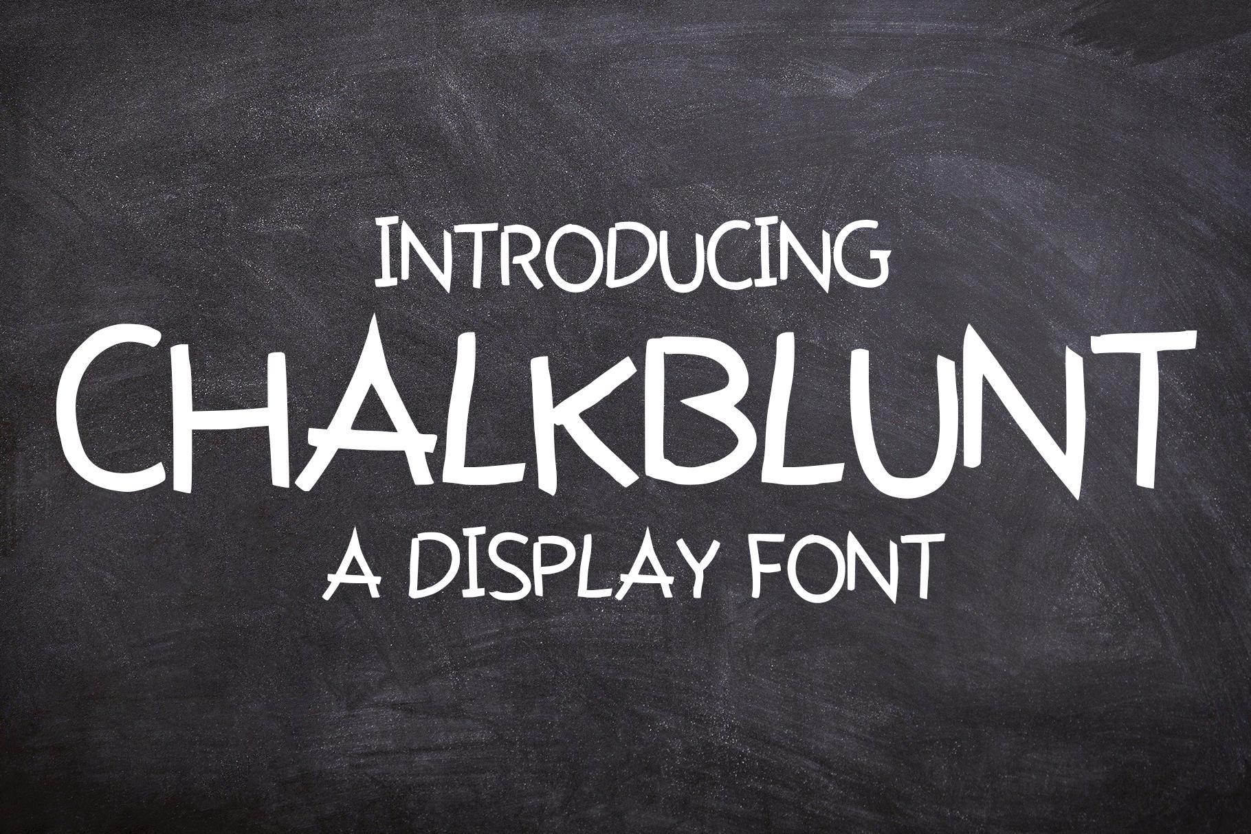 ChalkBlunt Font