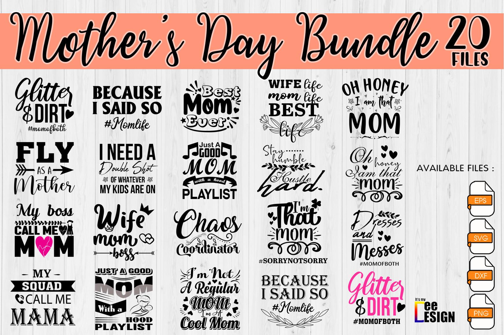 Mother's Day Quotes Designs Bundle