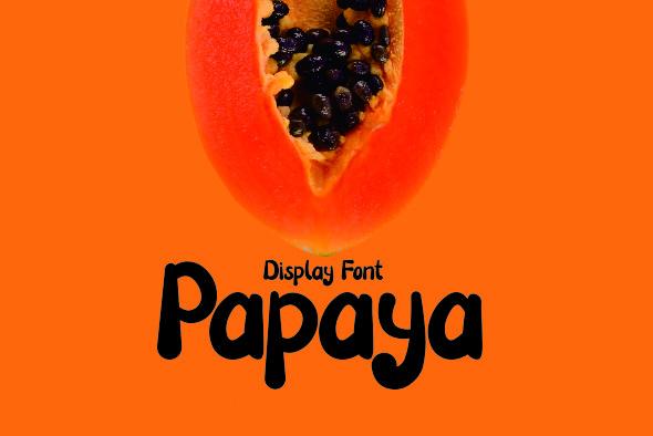 Papaya Font