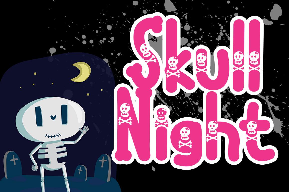 Skull Night Font