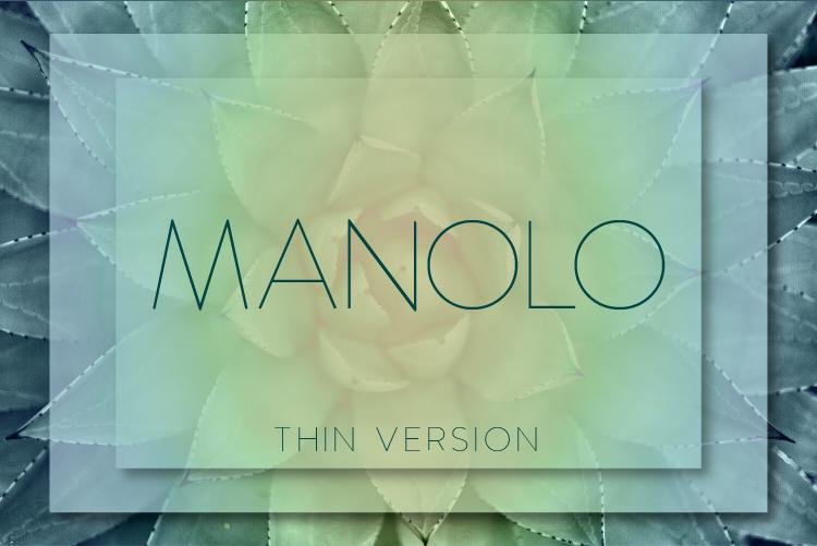 Manolo Thin Font