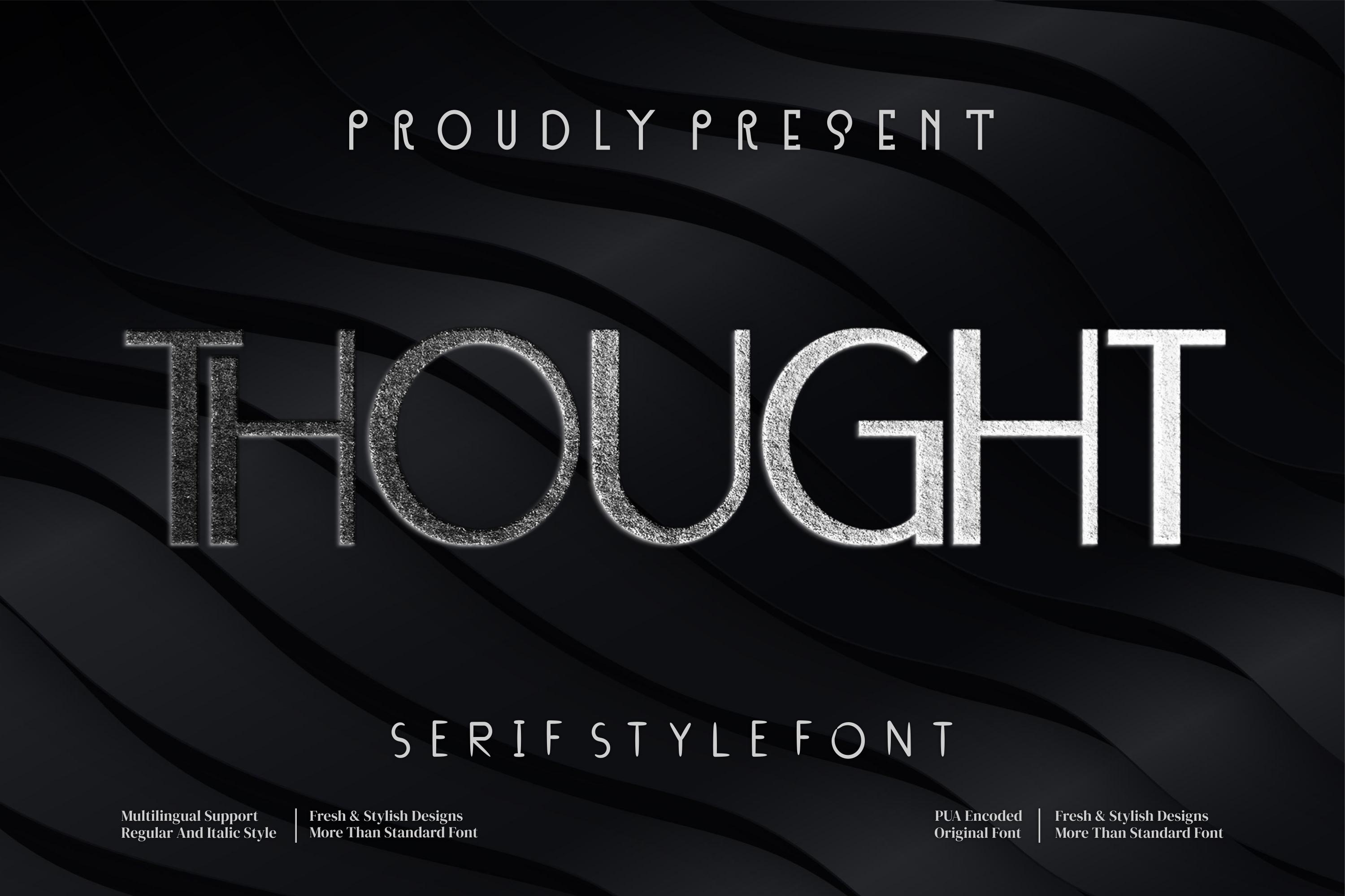 Thought Font