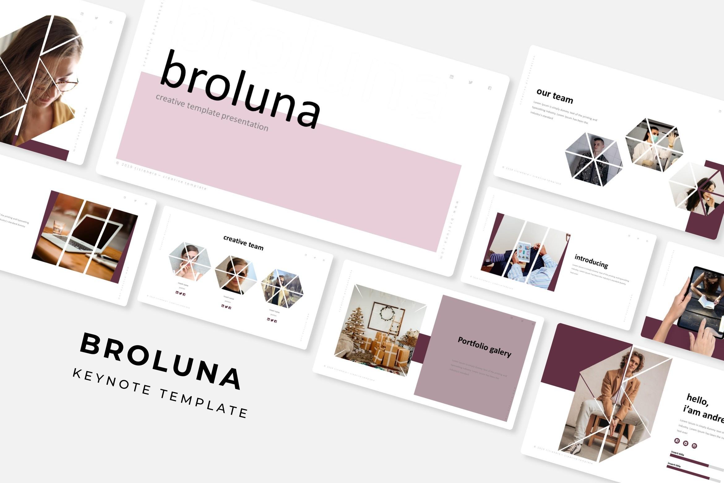 Broluna Keynote Template