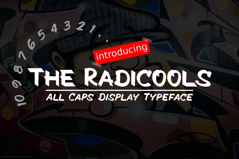 The Radicools Font