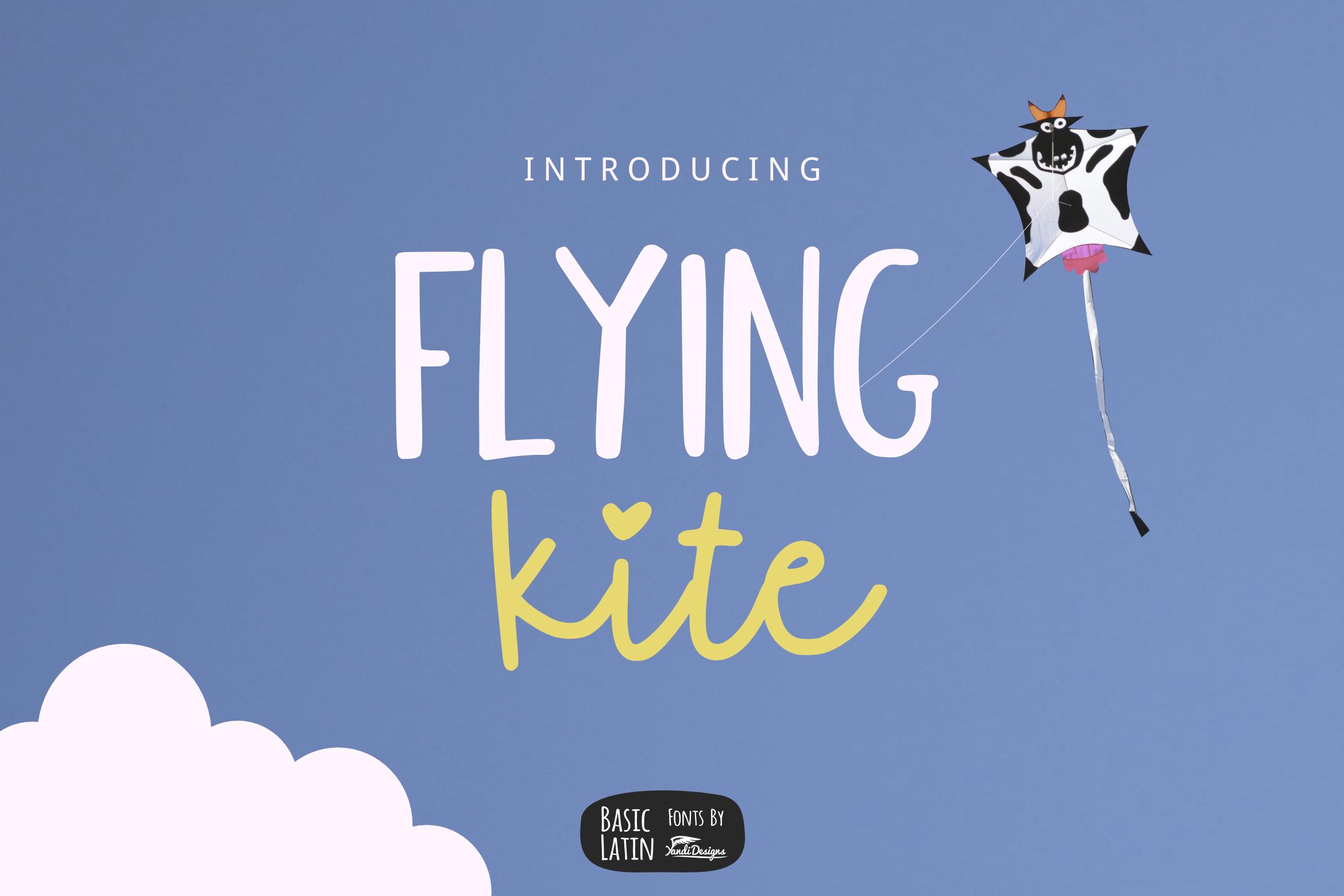 Flying Kite Font