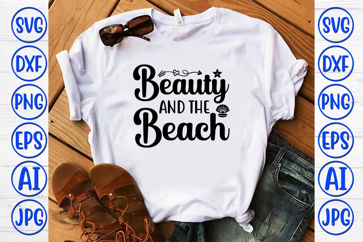 Beauty and the Beach Svg