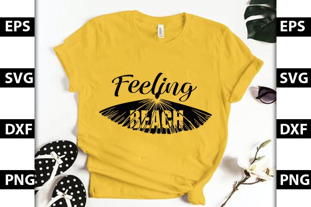 Beach SVG Design, Feeling Beach
