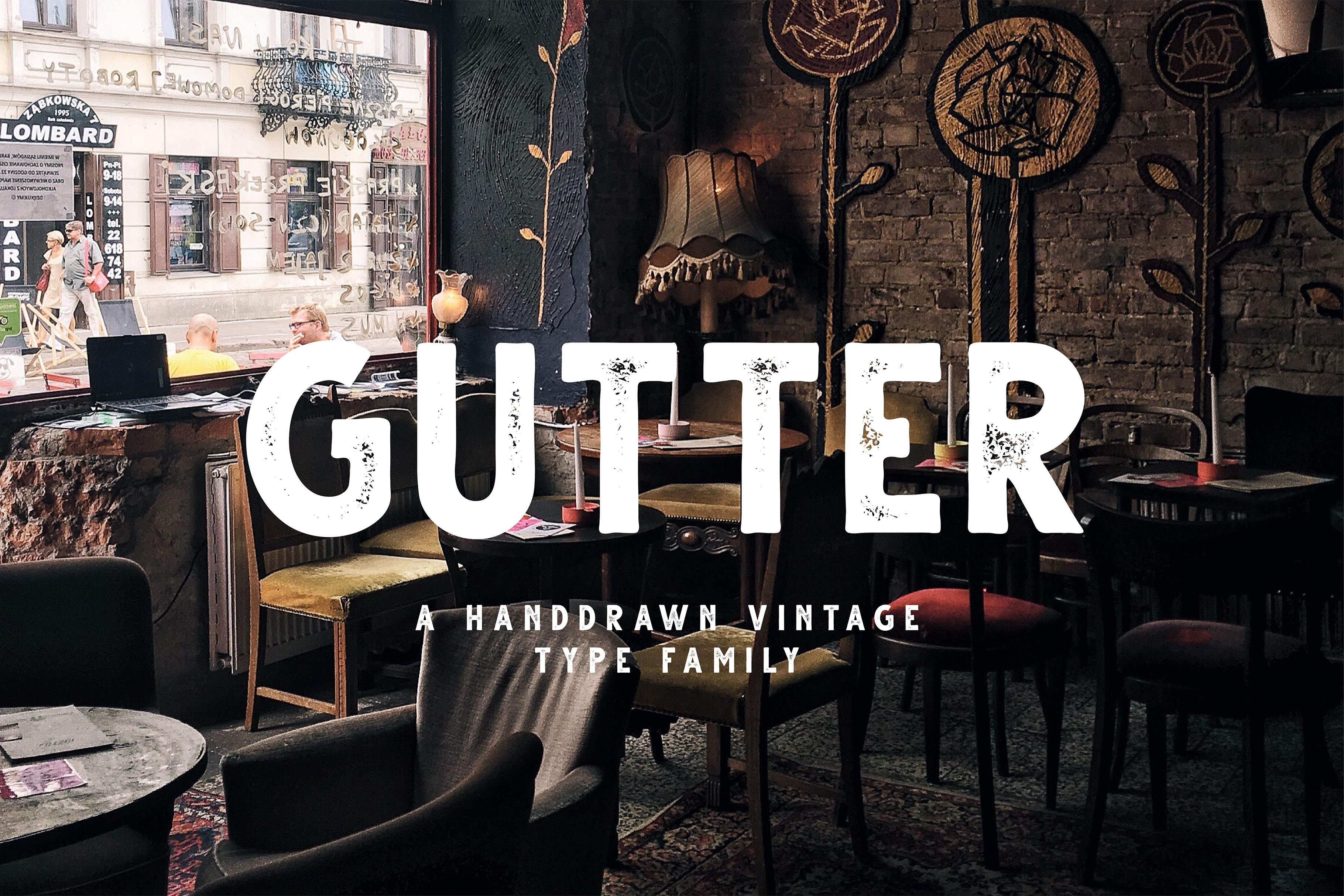 Gutter Font
