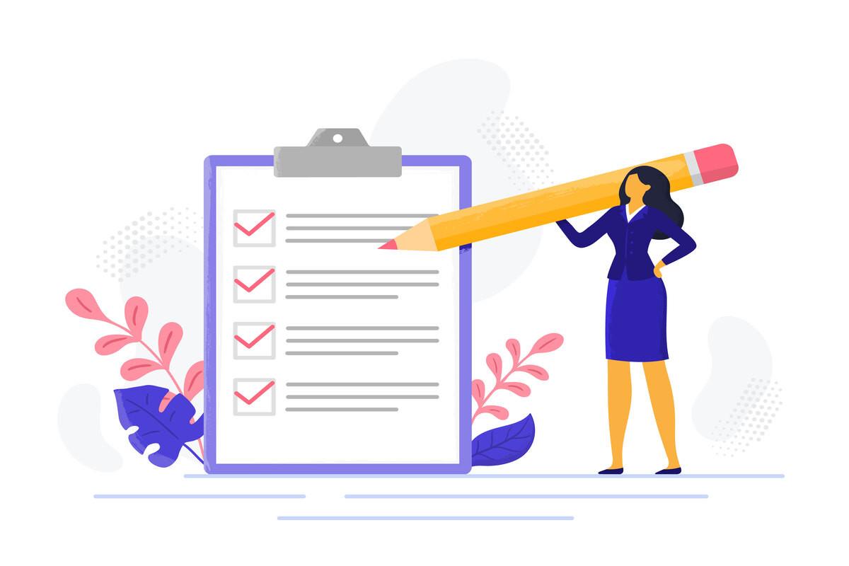 Businesswoman Checklist