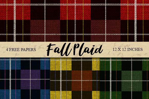 Fall Plaid Digital Papers