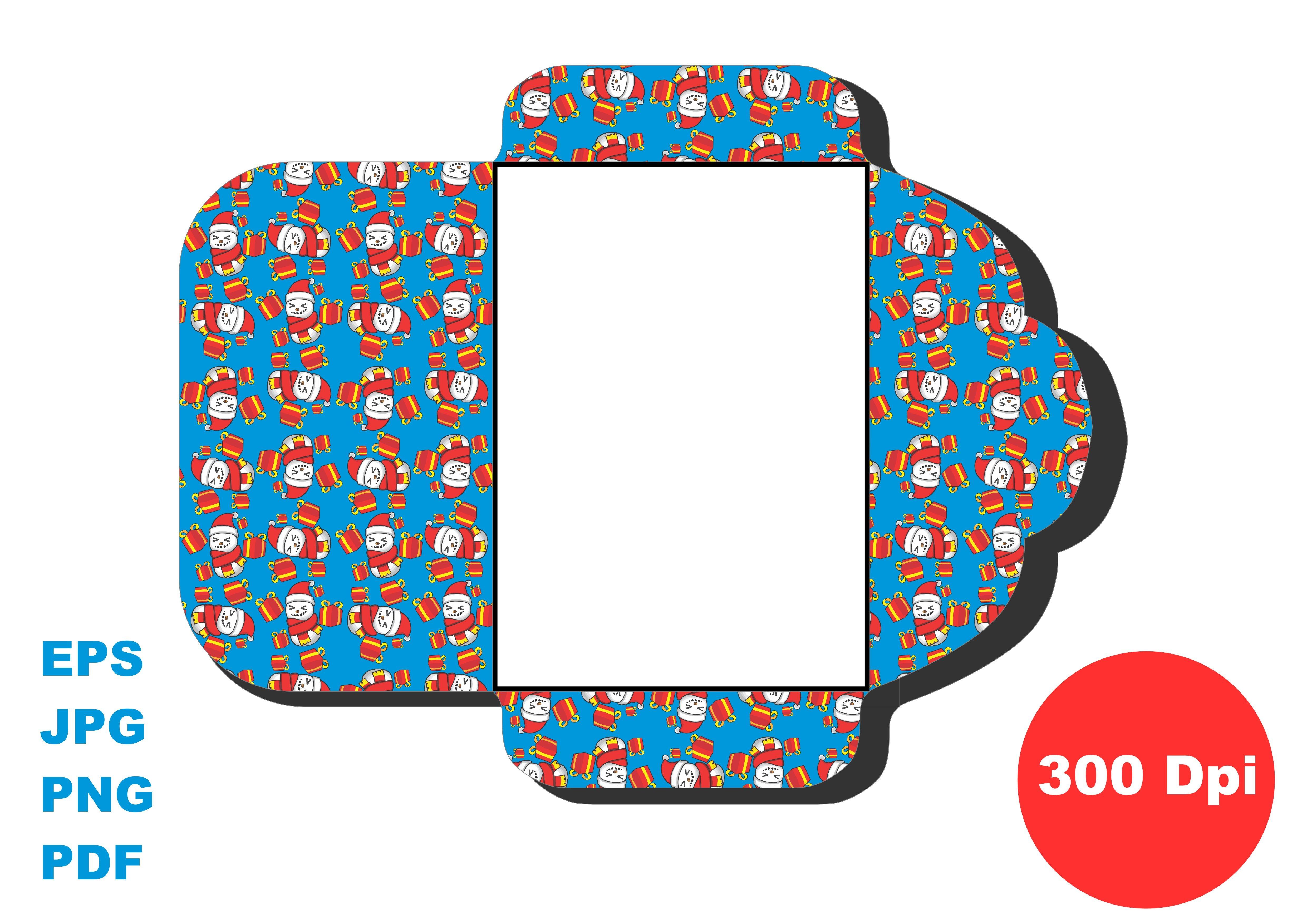 Envelope Template Snowman Pattern Free