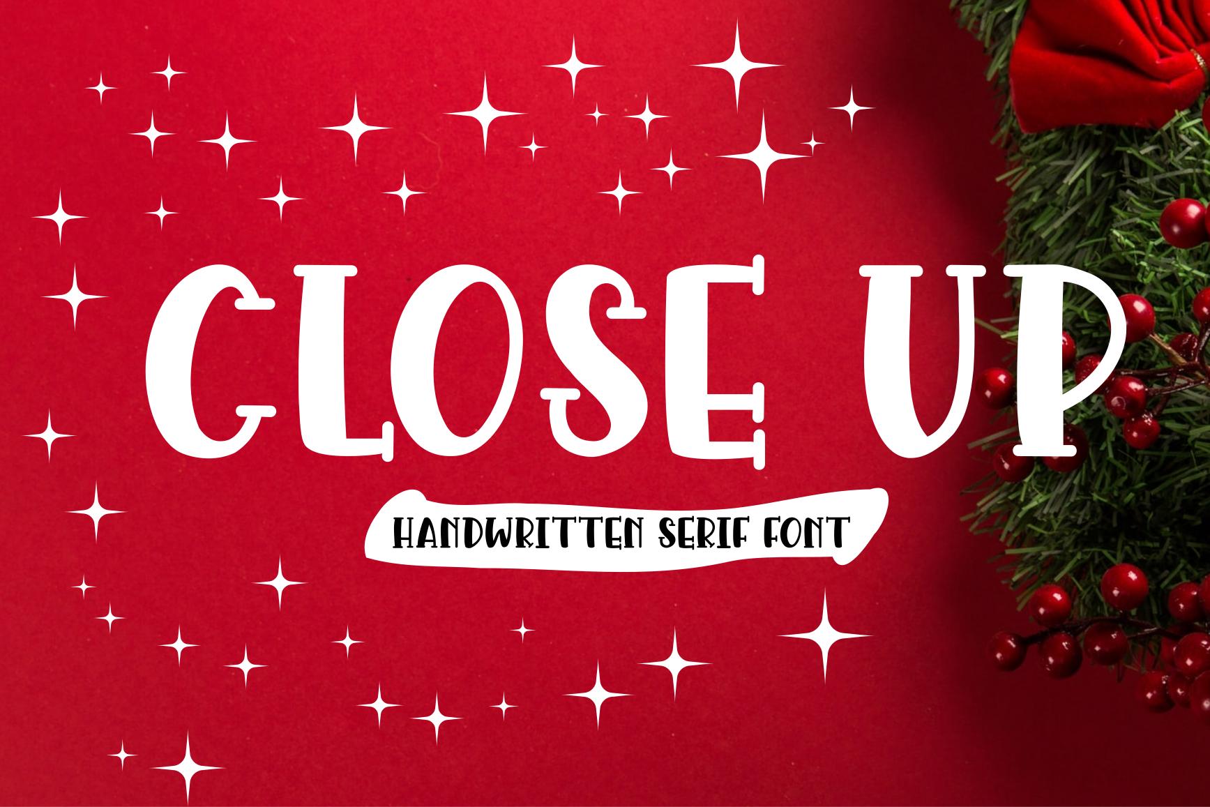 Close Up Font