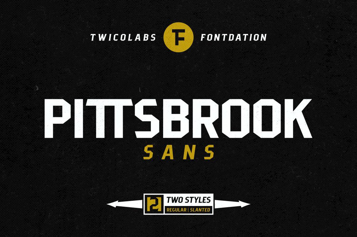 Pittsbrook Font