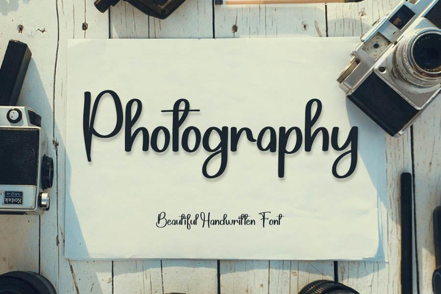 Photography Font
