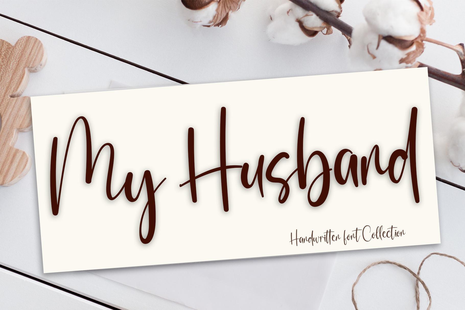 My Husband Font