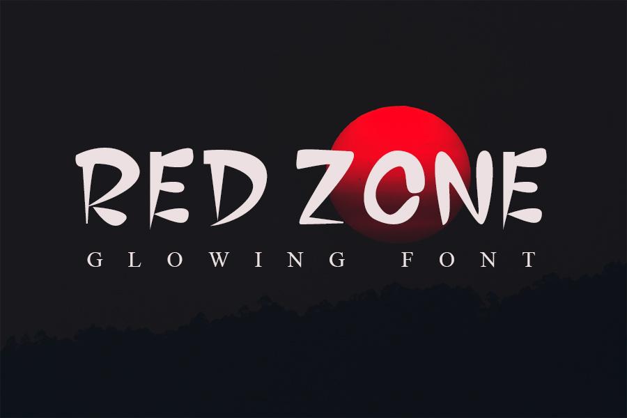Red Zone Font