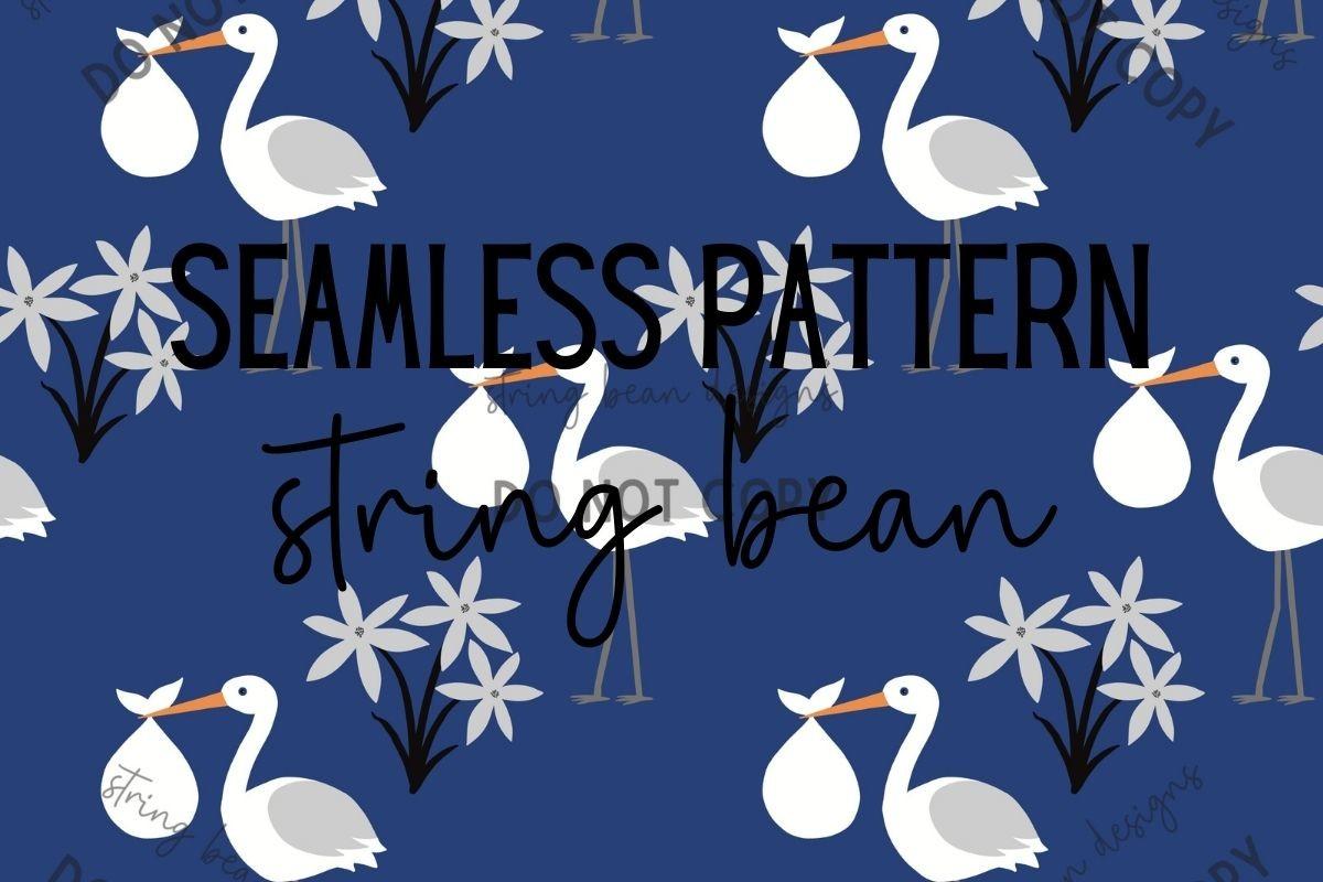 Blue Storks Digital Paper