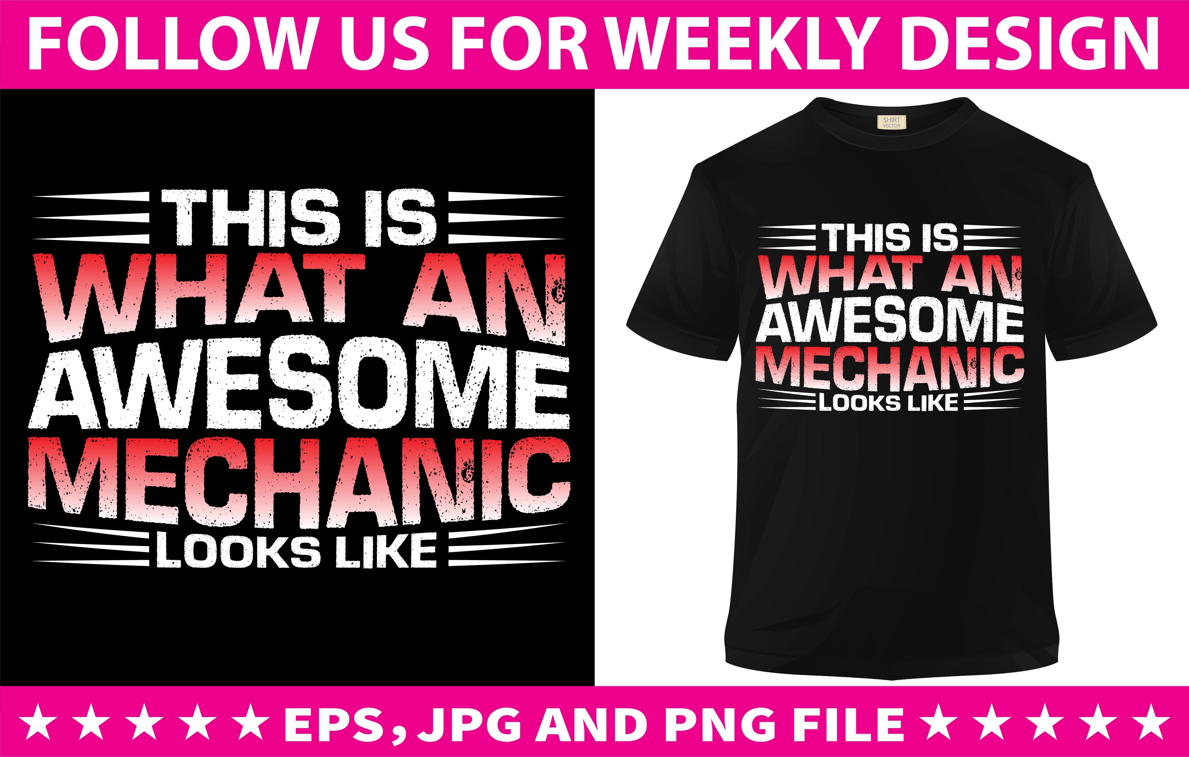 Mechanic T Shirt Design Bundle