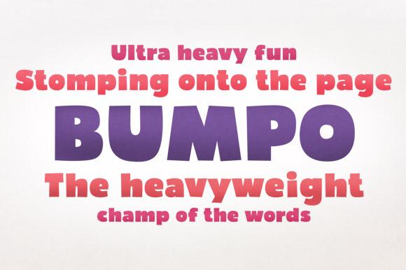 Bumpo Font