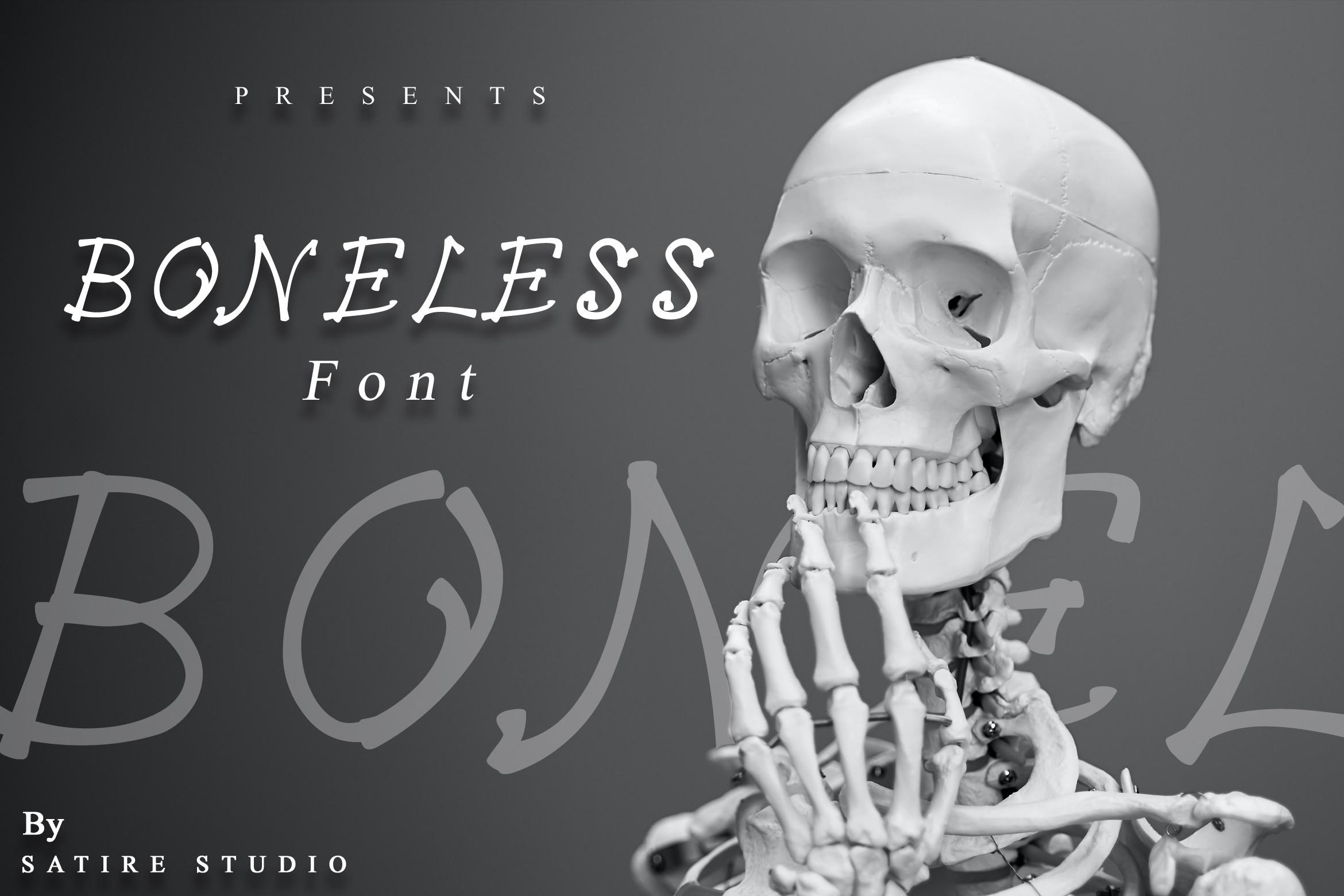 Boneless Font