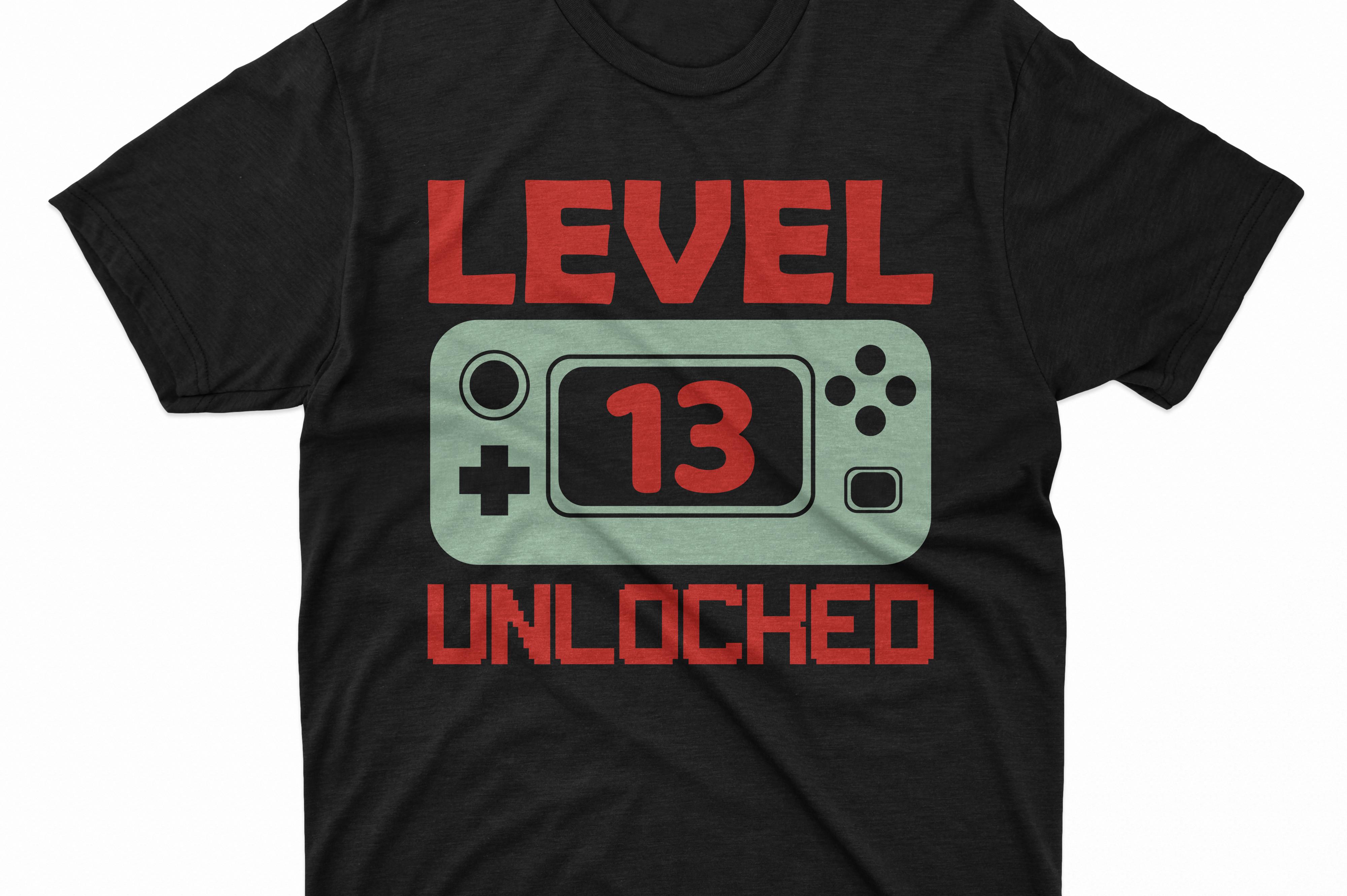 Level 13 Unlocked Gaming Shirt