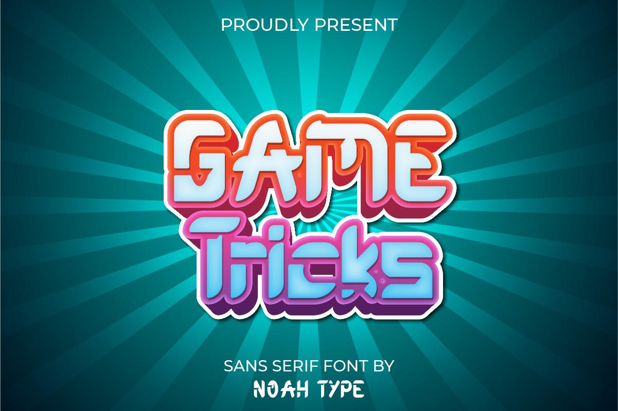 Game Tricks Font
