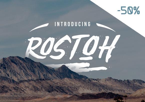 Rostoh Font