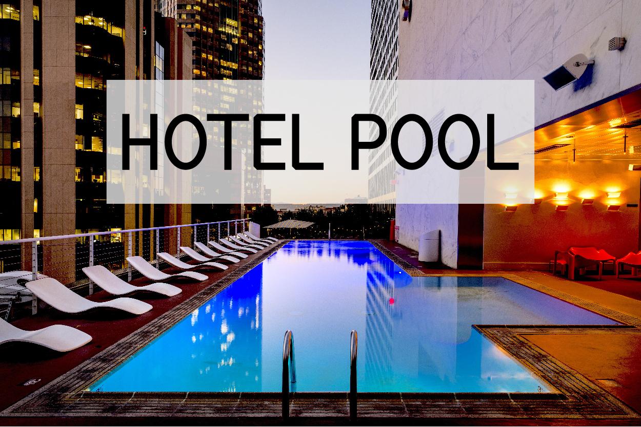Hotel Pool Font