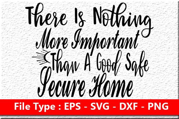 Home Sign Svg Design, There is Nothing M