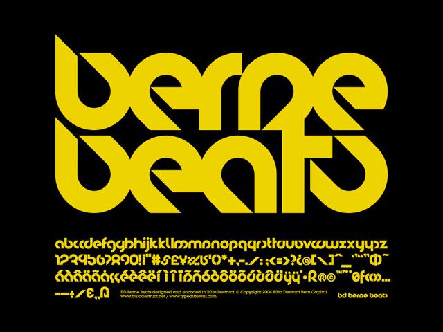 BD BerneBeats Font