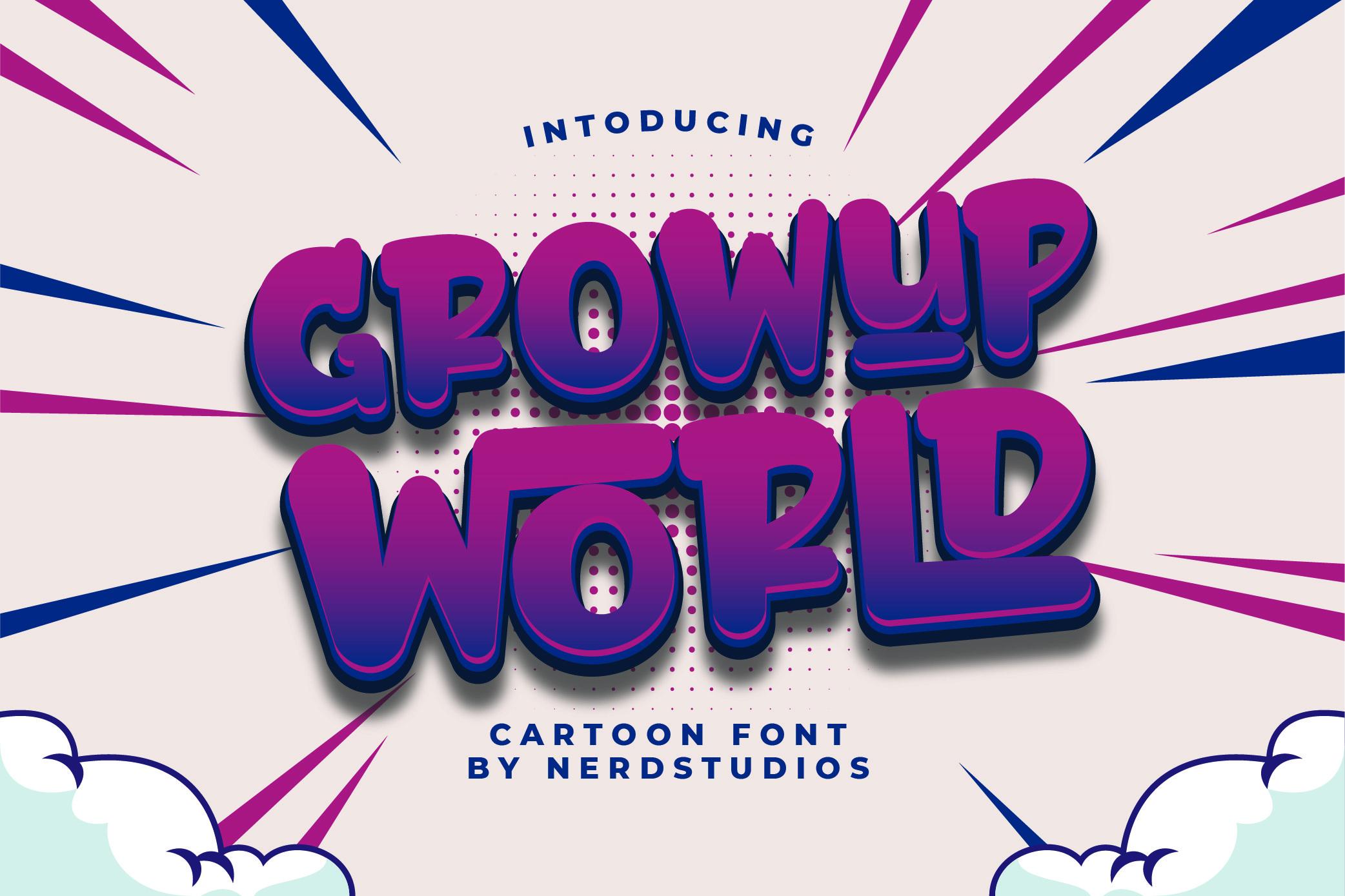Growup World Font