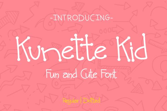 Kunette Kid Font