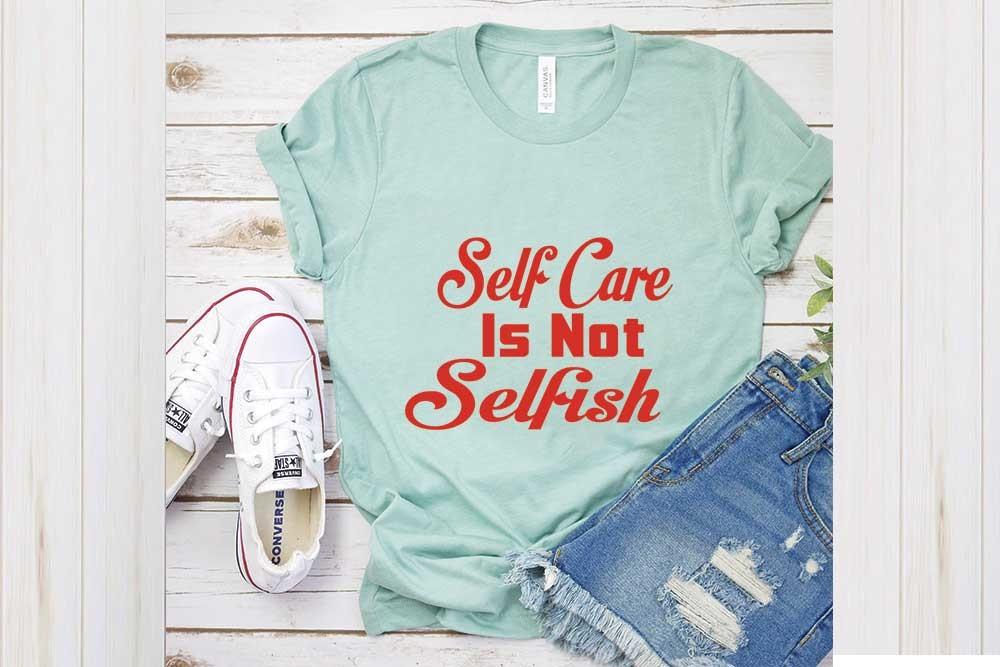 Mental Health Svg Design, Self Care is