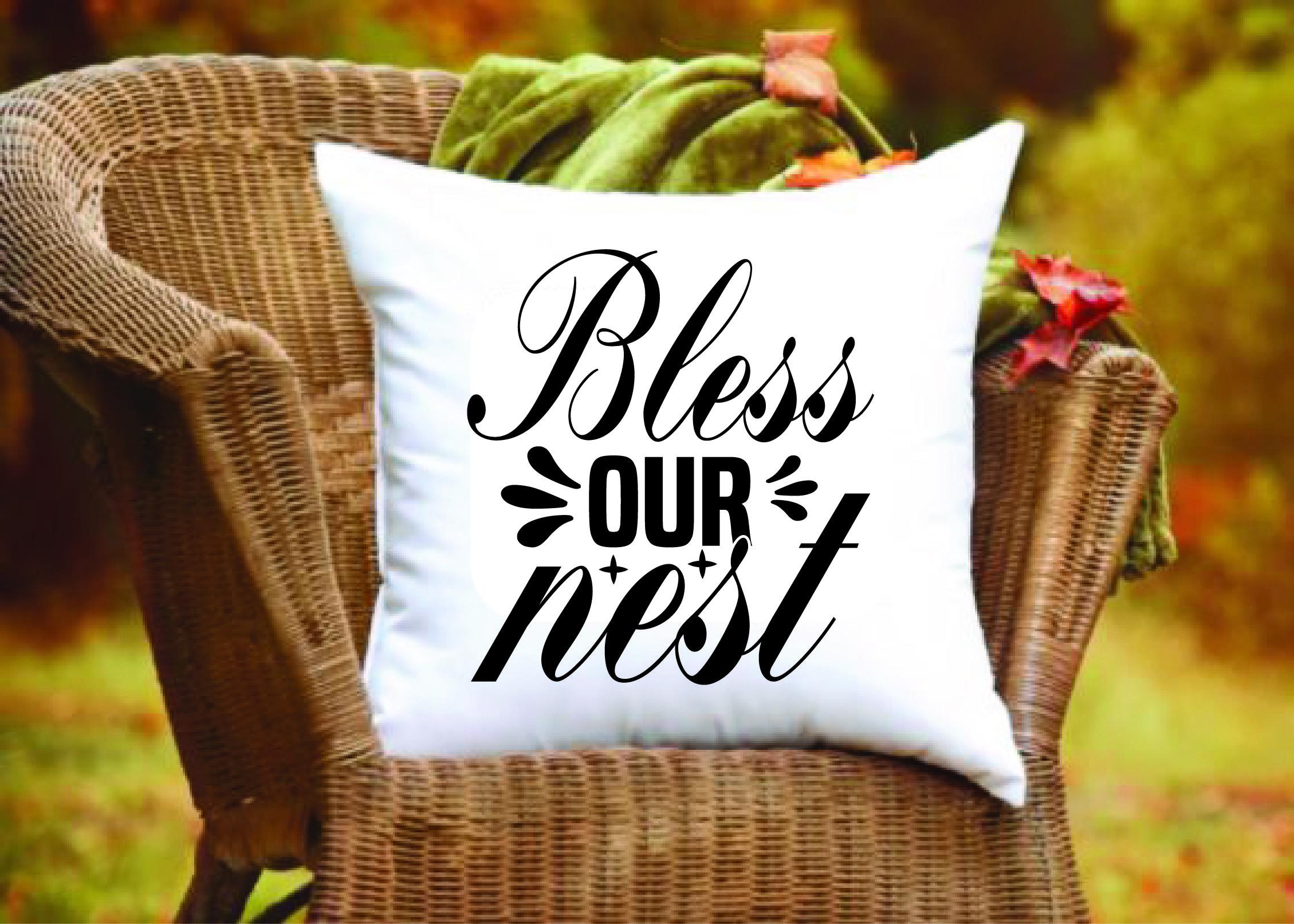 Doormat Svg Design,Bless Our Nest