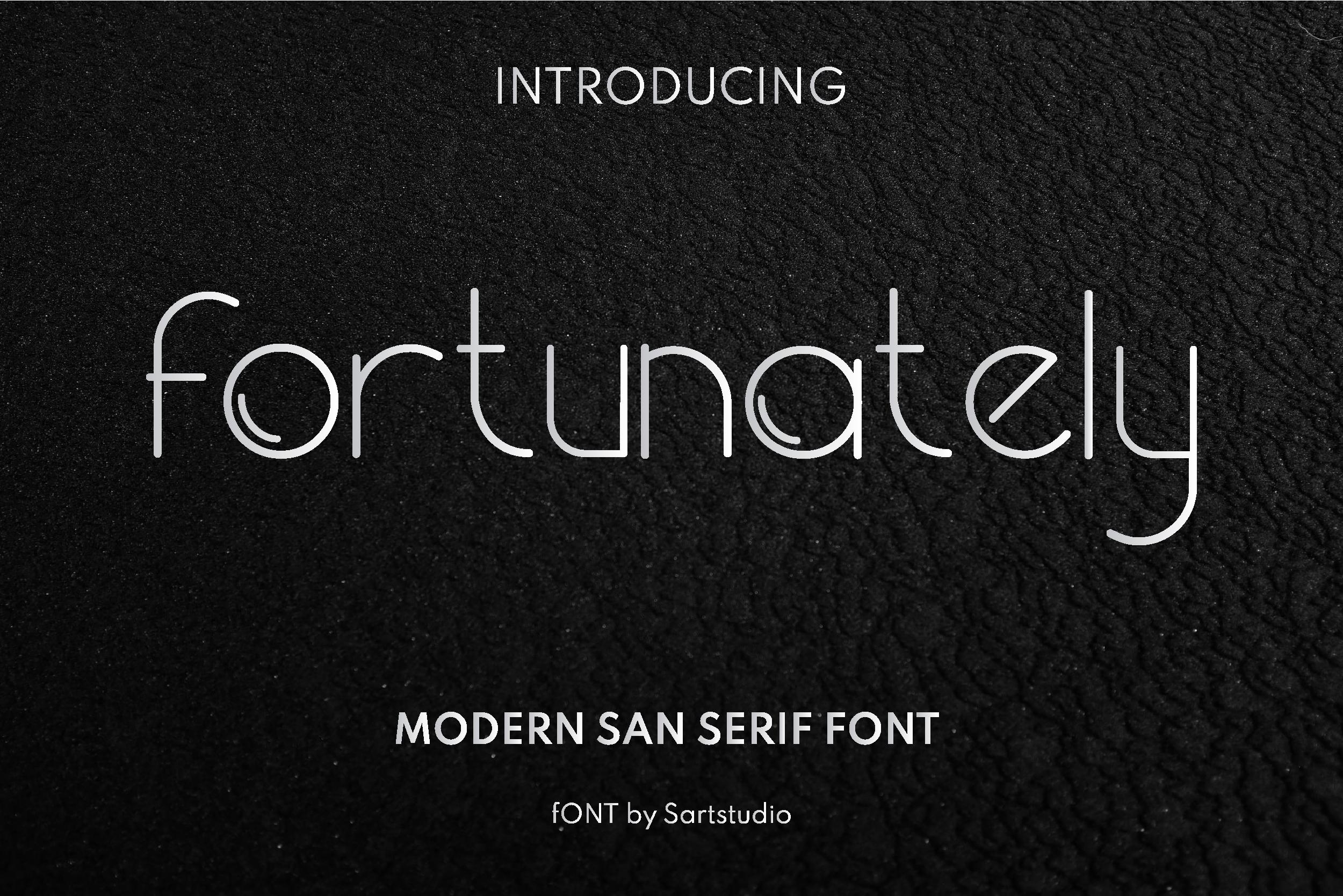 Fortunately Font