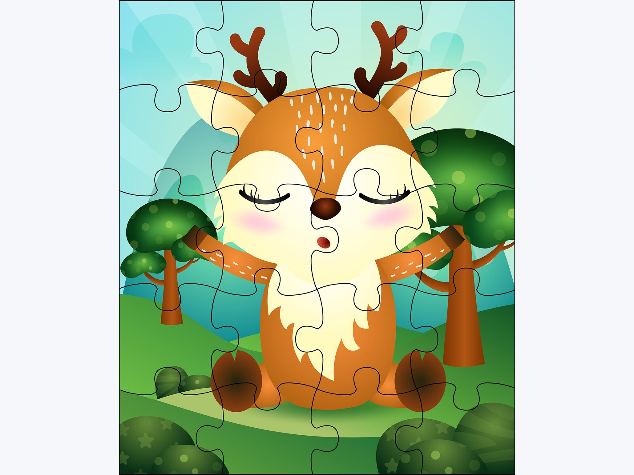 A Deer Puzzle - Teaching Material