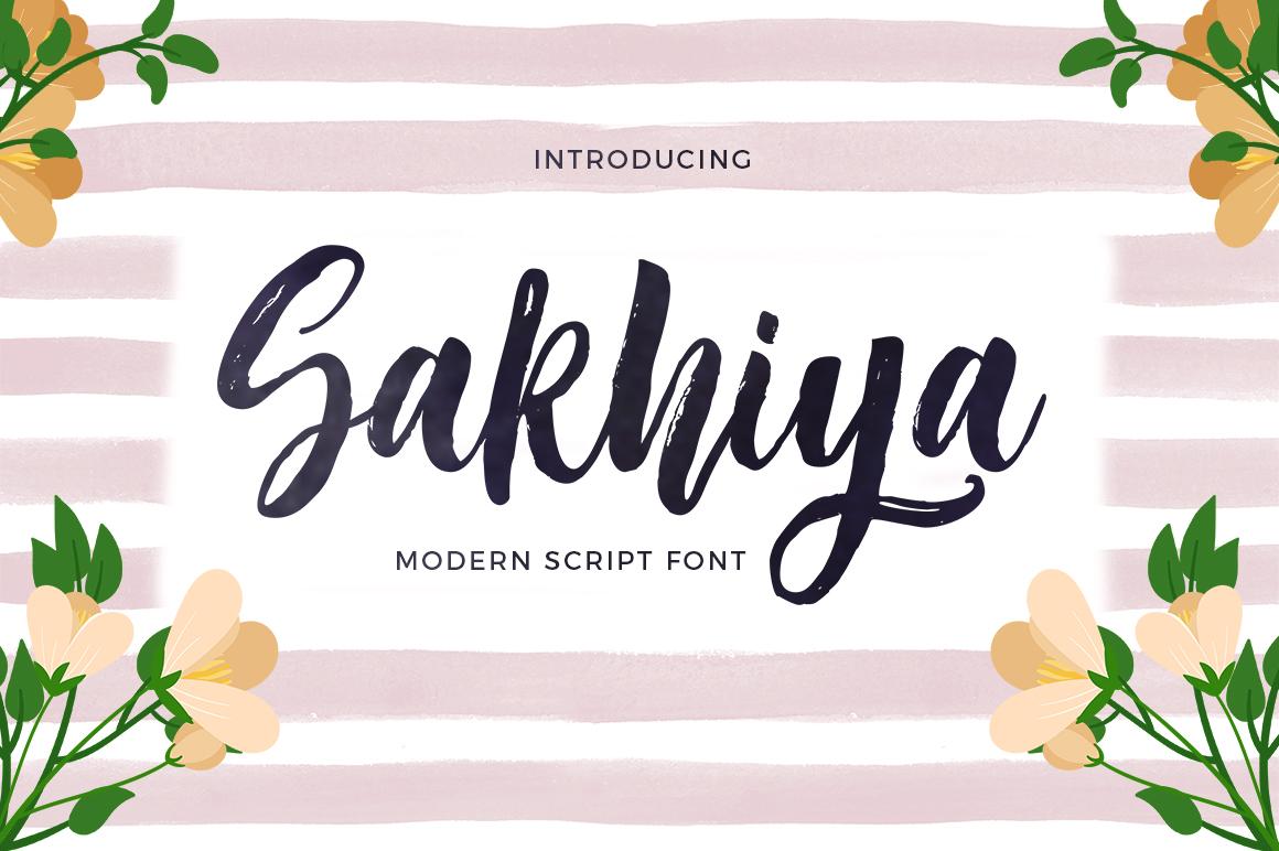 Sakhiya Font