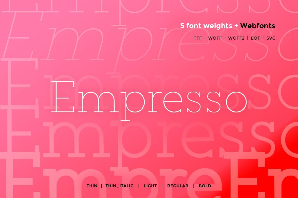 Empresso Font
