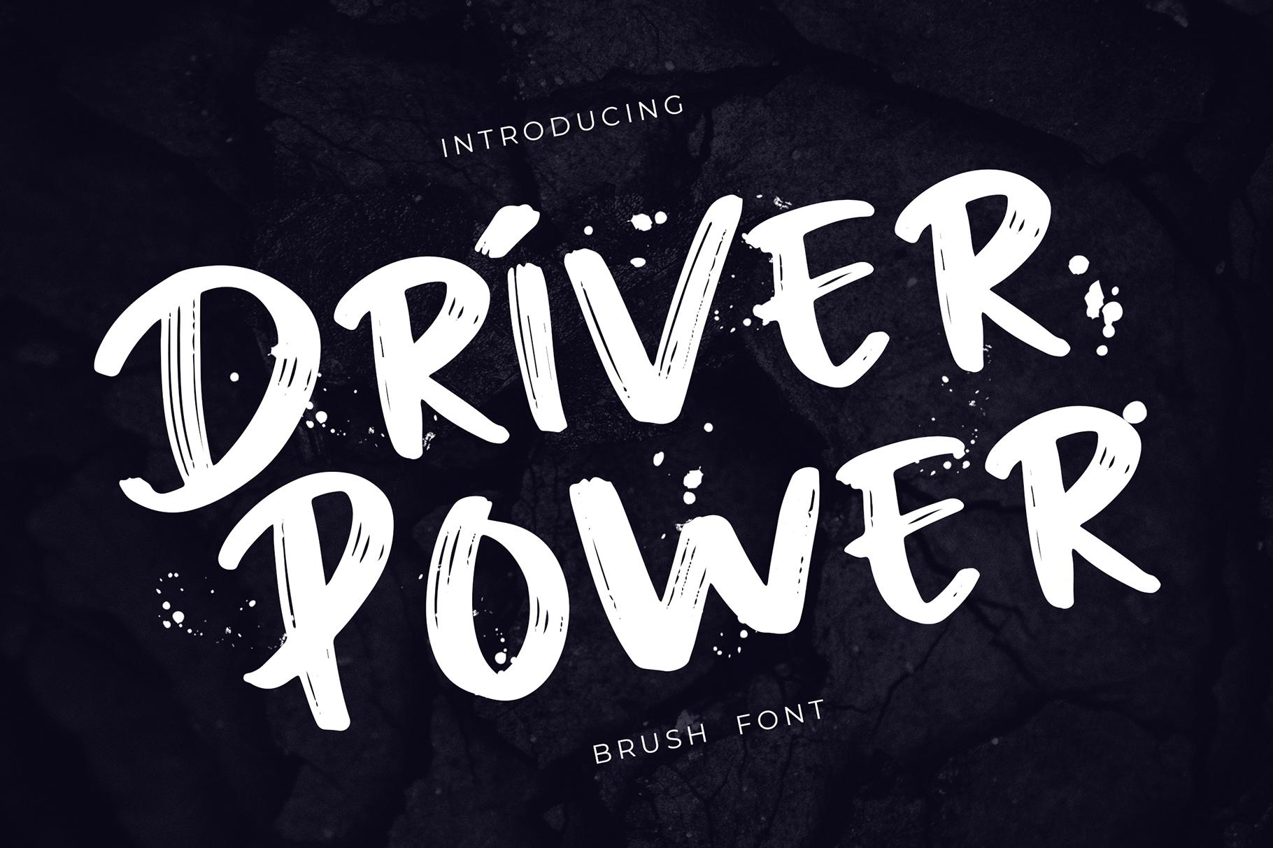 Driver Power Font