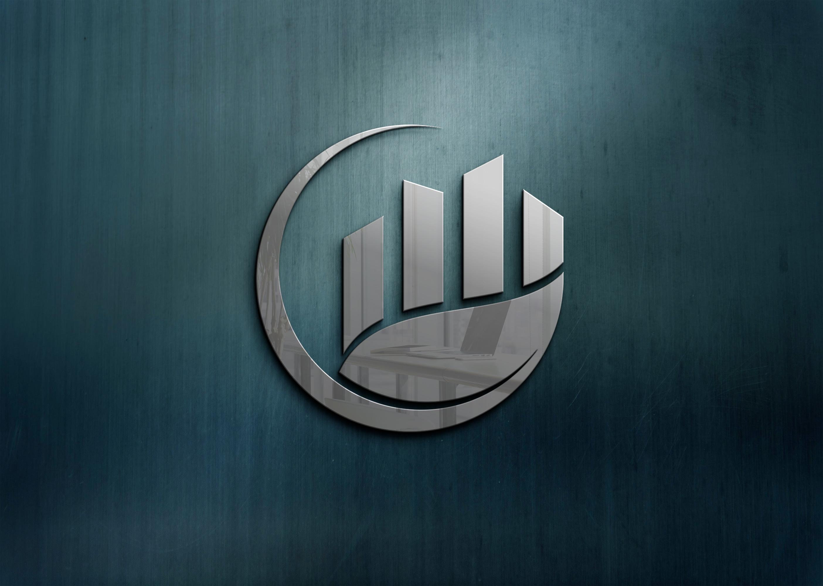 3d Realistic Logo Mockup PSD