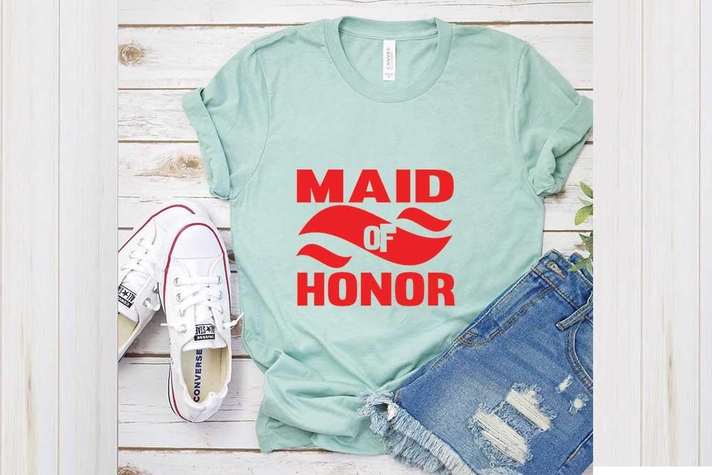 Wedding Svg Design, Maid of Honor